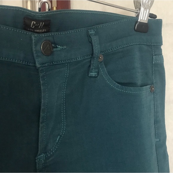 CITIZEN OF HUMANITY Avedon low rise skinny leg pants, green, size 27 - Picture 4 of 14